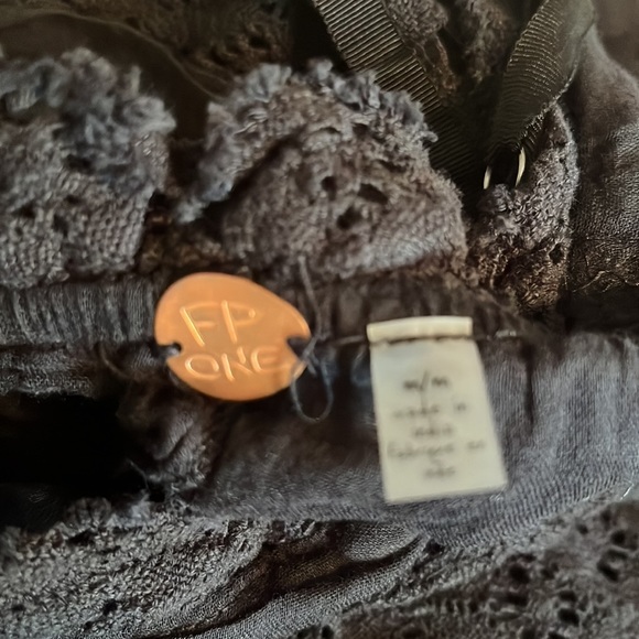 NWT Free People Shailee Black Mini Lace Dress New Medium M - Picture 11 of 11